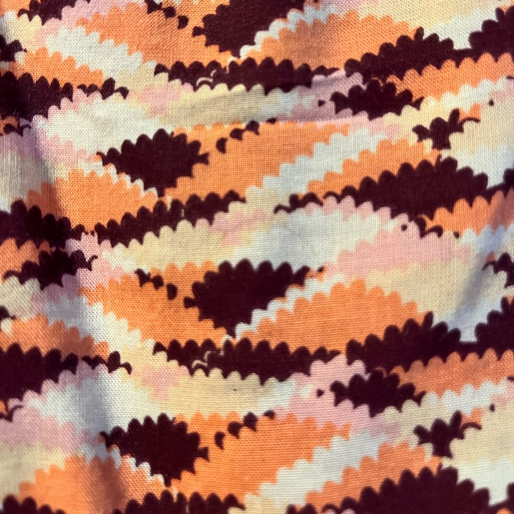 Mossimo Boho Multi Color Pattern Crop Top - Picture 2 of 2